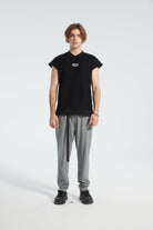 Back To Black Sleeveless T-Shirt - STRACCI UAE