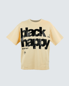 Black Happy Oversized T-Shirt - STRACCI UAE