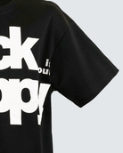 Black Happy Oversized T-Shirt - STRACCI UAE